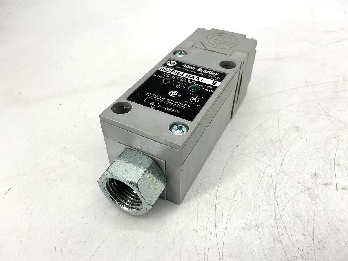 New Allen Bradley 802PR-LBAA1 Ser E Proximity Switch 1/2-14NPT 20-250V 50/60HZ
