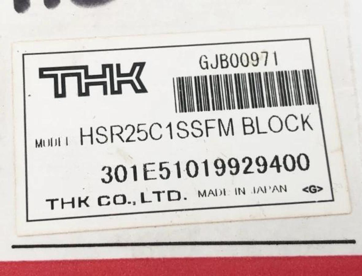 New THK HSR25C1SSFM BLOCK Linear Guide 301E51019929400