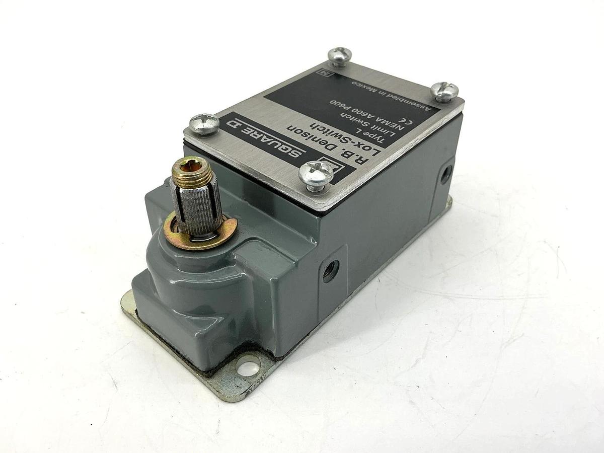 New Square D L142-2M Ser F Limit Switch RB Denison Lox-Switch 10A 600VAC L1422M