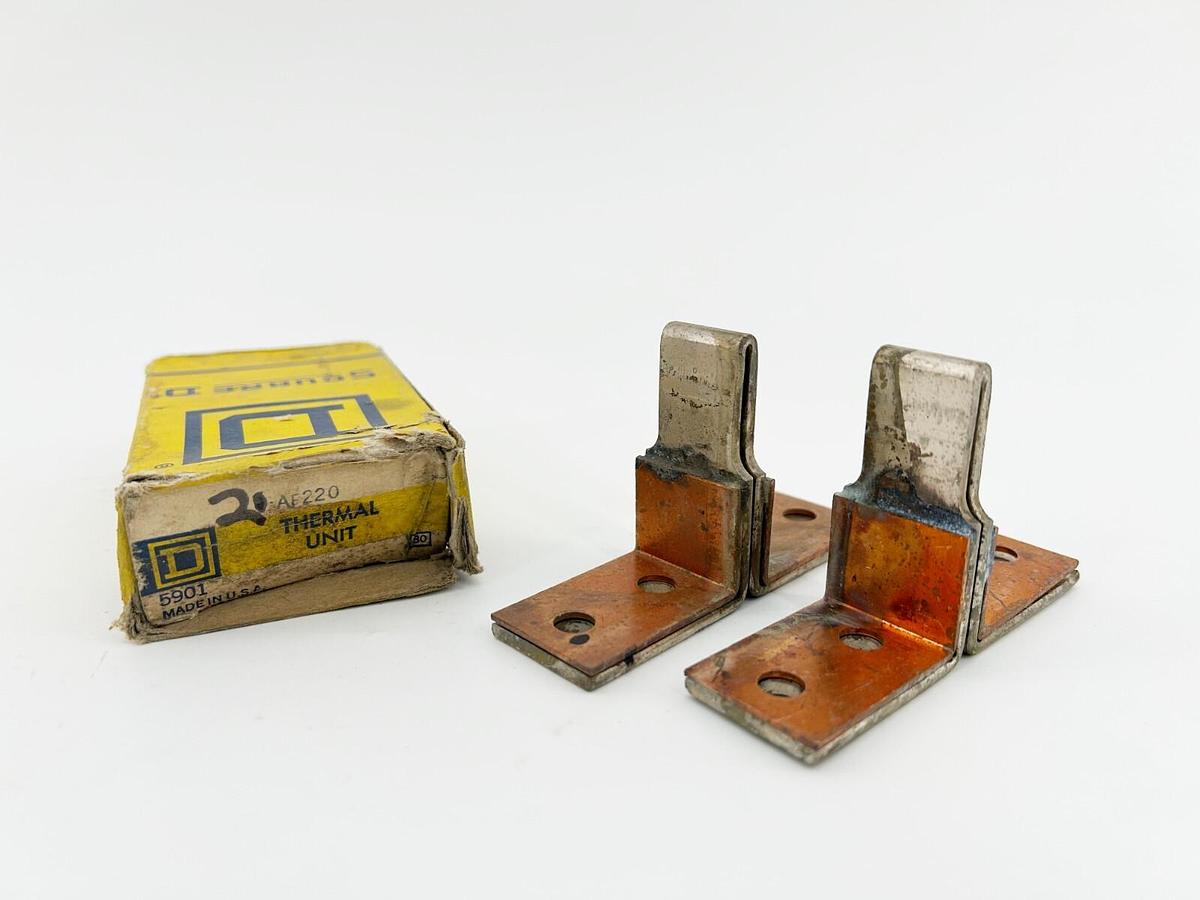 New Lot of 2 Square D AF220 Overload Relay Heating Element