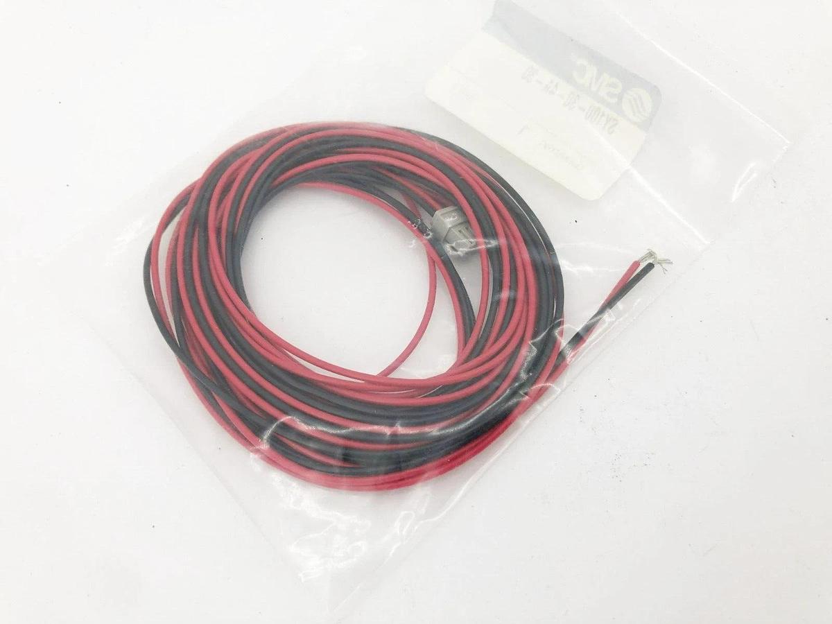 Lot of 4 New SMC SY100-30-4A-30 Connector Assembly 3000mm Length