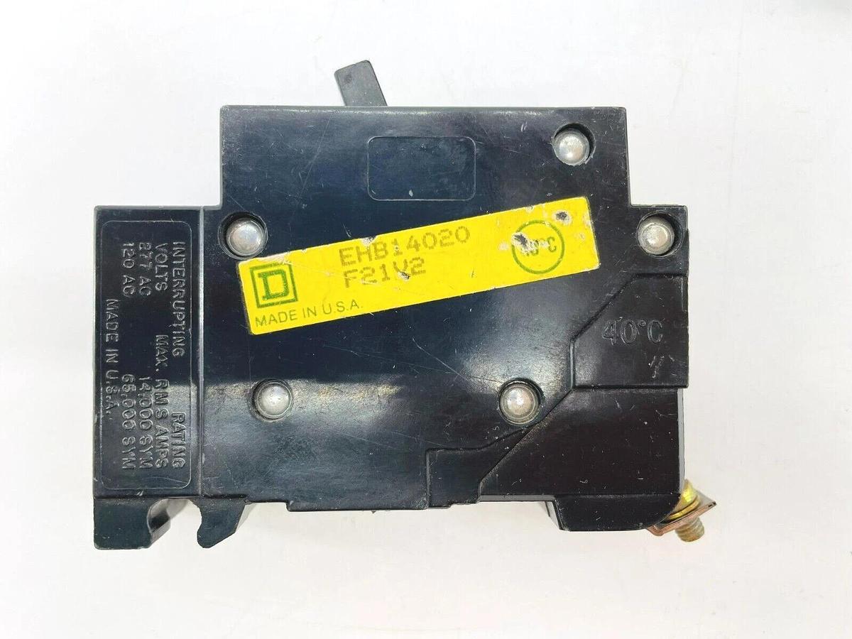 Used Lot of 6 Circuit Breakers Cutler Hammer Crouse Hinds Square D 20A 15A 30A