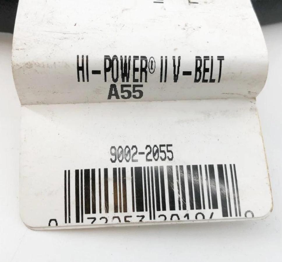 Lot of 2 New Gates A55 Hi-Power II V-Belts 9002-2055 - No Box