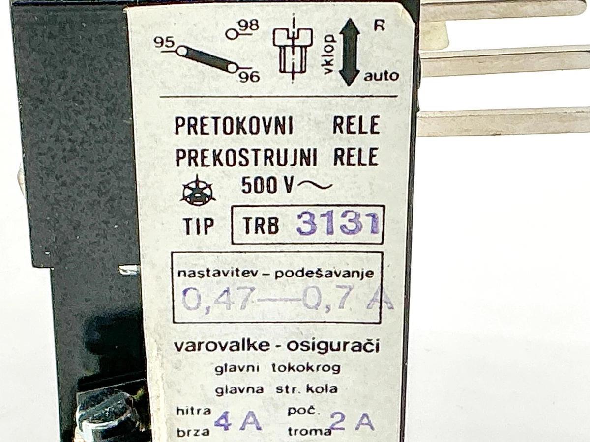 New TRB3131 Overcurrent Relay 0.47A-0.70A 500V