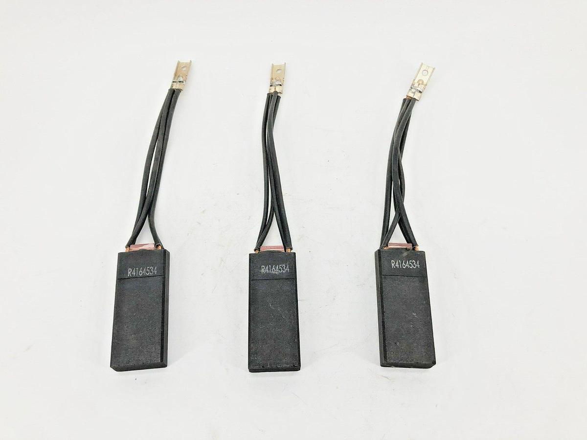Lot of 3 New R4164534 Carbon Motor Brushes 1-1/4" x 1/2" x 3"