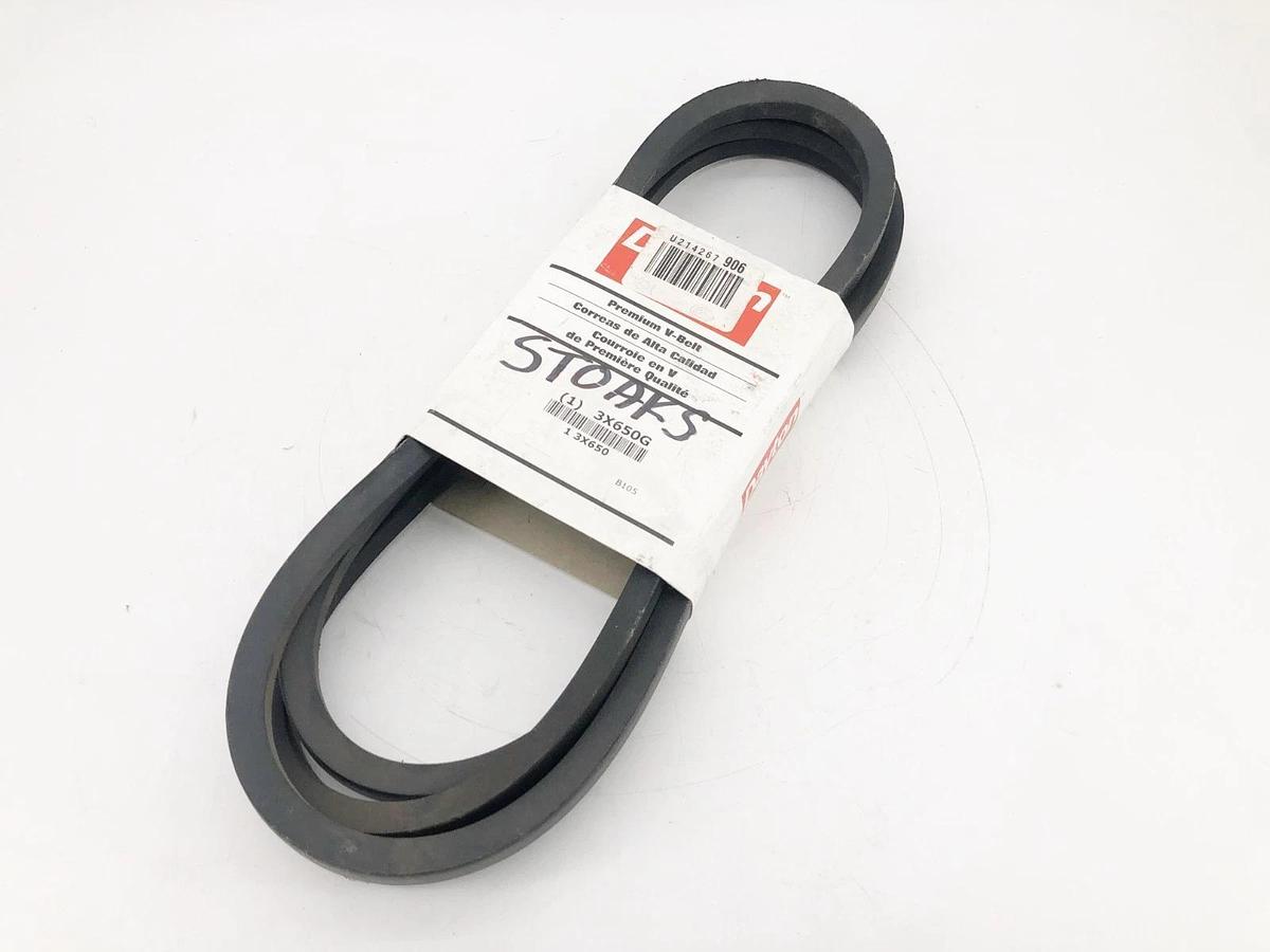 Lot of 2 New Dayton 3X650G V-Belts 21/32" x 108" B-105 - No Box