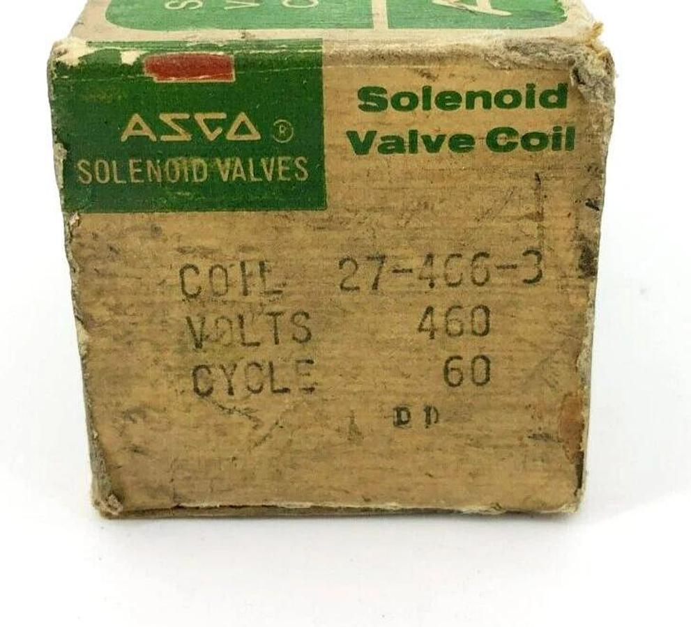 New Asco 27-466-3 Solenoid Coil 460V 60Hz