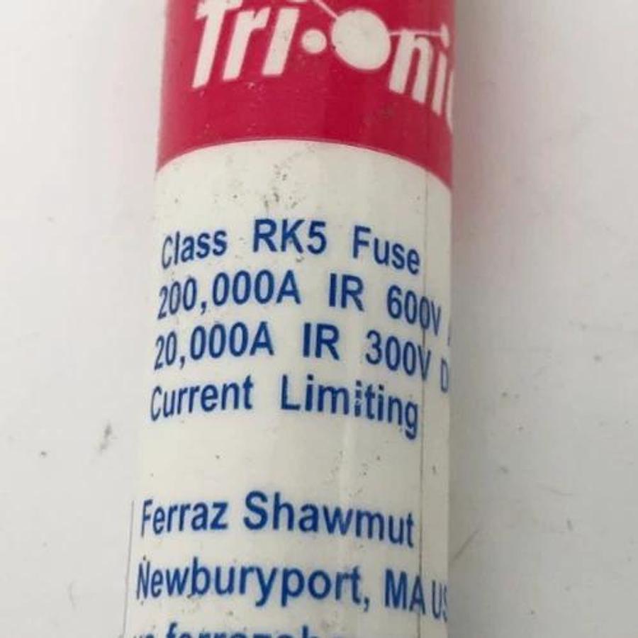 Lot of 3 New Ferraz Shawmut TRS15RID Time Delay Fuses 15A 600VAC 300VDC