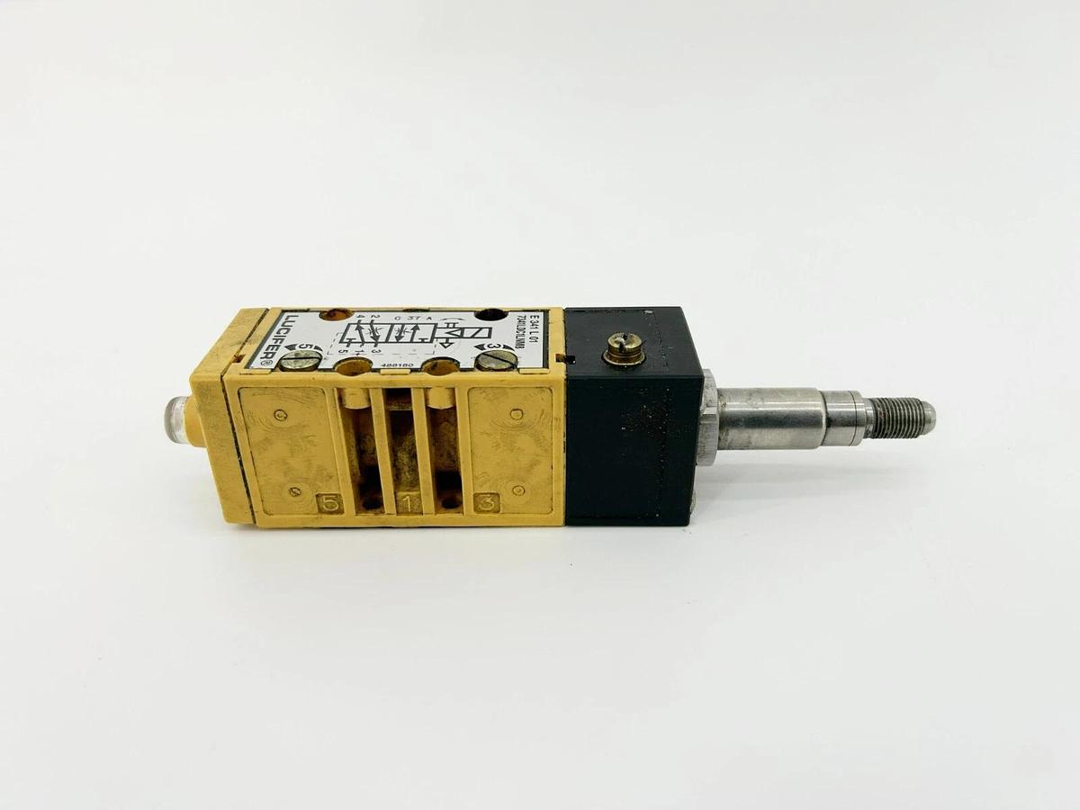 Used Parker Lucifer 345L01 Solenoid Valve, 24VDC, 13W, 7341LDC1LNM8 - No Coil