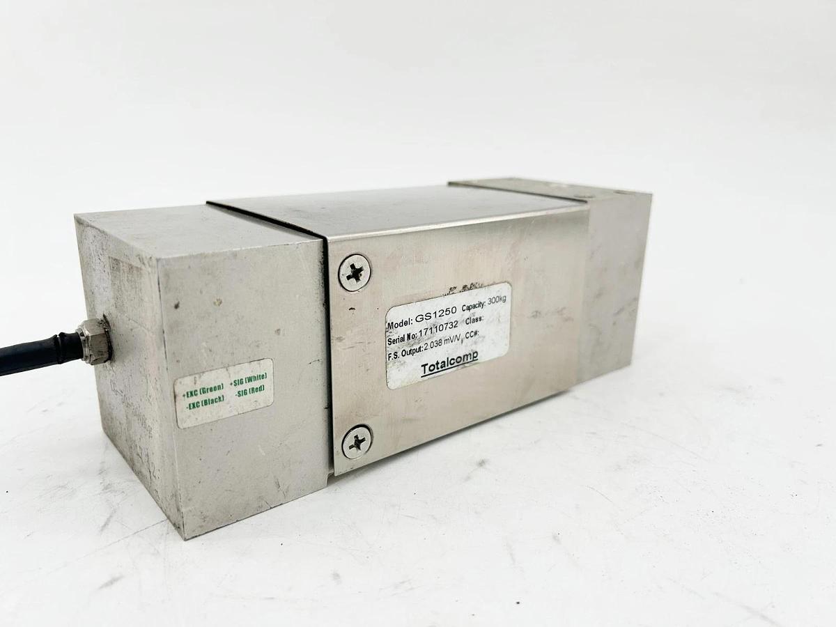 Used Totalcomp GS1250 Weight Sensor 300KG 2.038