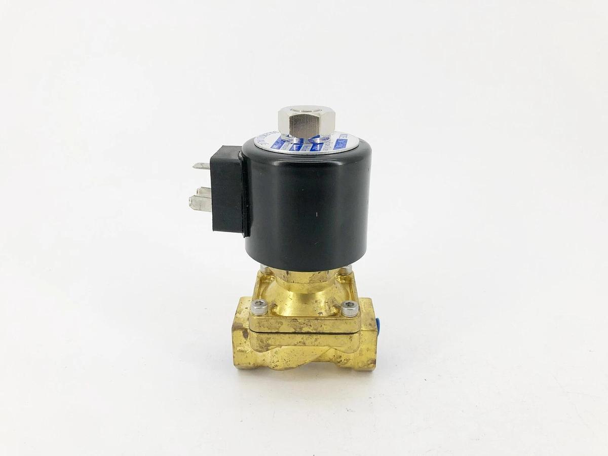 New ZW-15K Solenoid Valve AC110/60Hz 1/2"NPT Brass