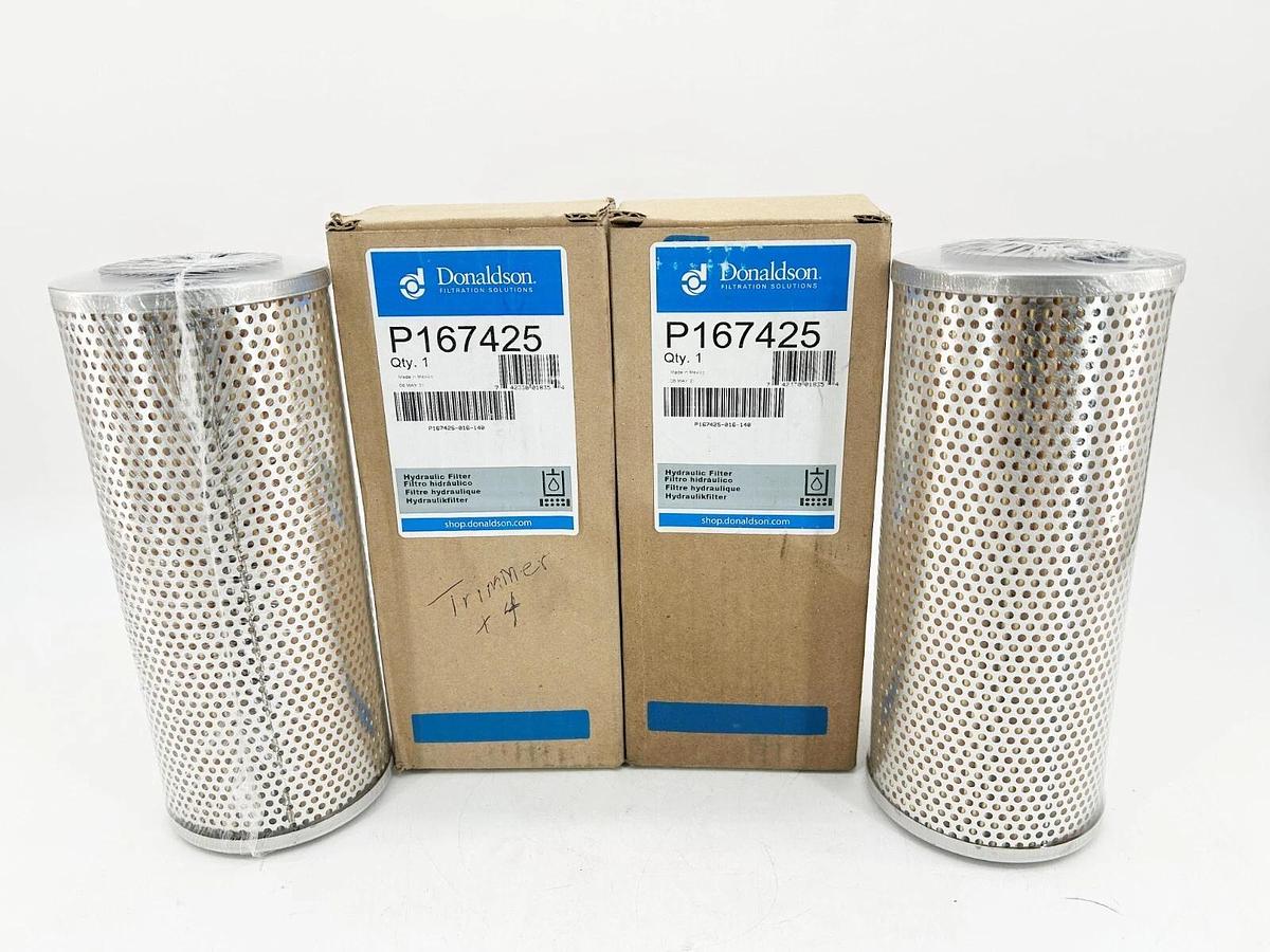 New Lot of 2 Donaldson P167425 Hydraulic Cartidge Filter