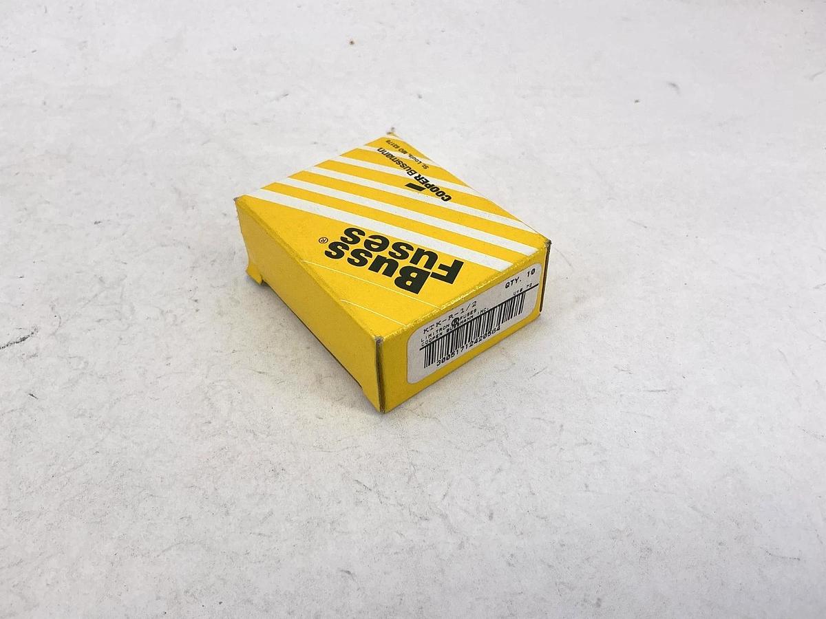 New Bussmann KTK-R-1/2 Limitron Class CC Fuse 1/2A 600V Box of 10