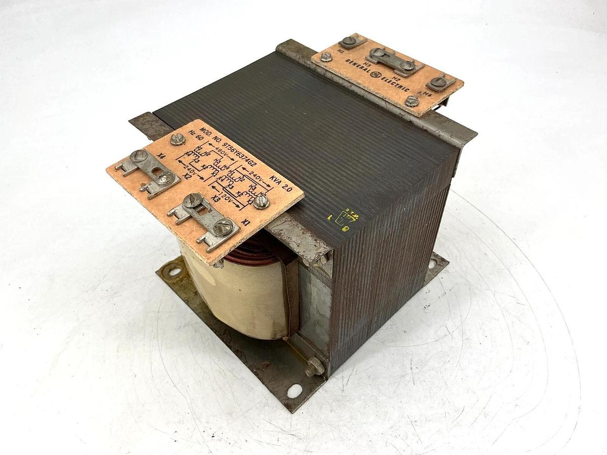 Used GE General Electric 9T56Y6374G2 Transformer 2.0KVA 240/480V 120/240V 60HZ