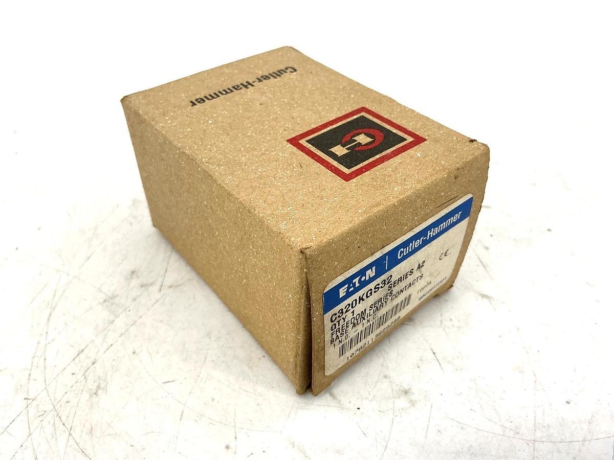 New Eaton Cutler-Hammer C320KGS32 Ser A2 Freedom Ser Base Aux Contacts 1NO-1NC