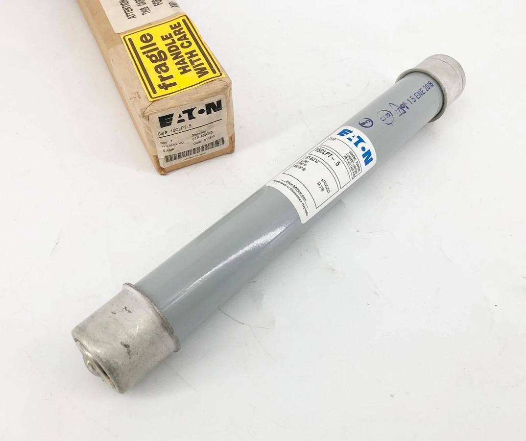 New Eaton 15CLPT-.5 Current Limiting Fuse 15.5 kV 0.5A 677C452G23