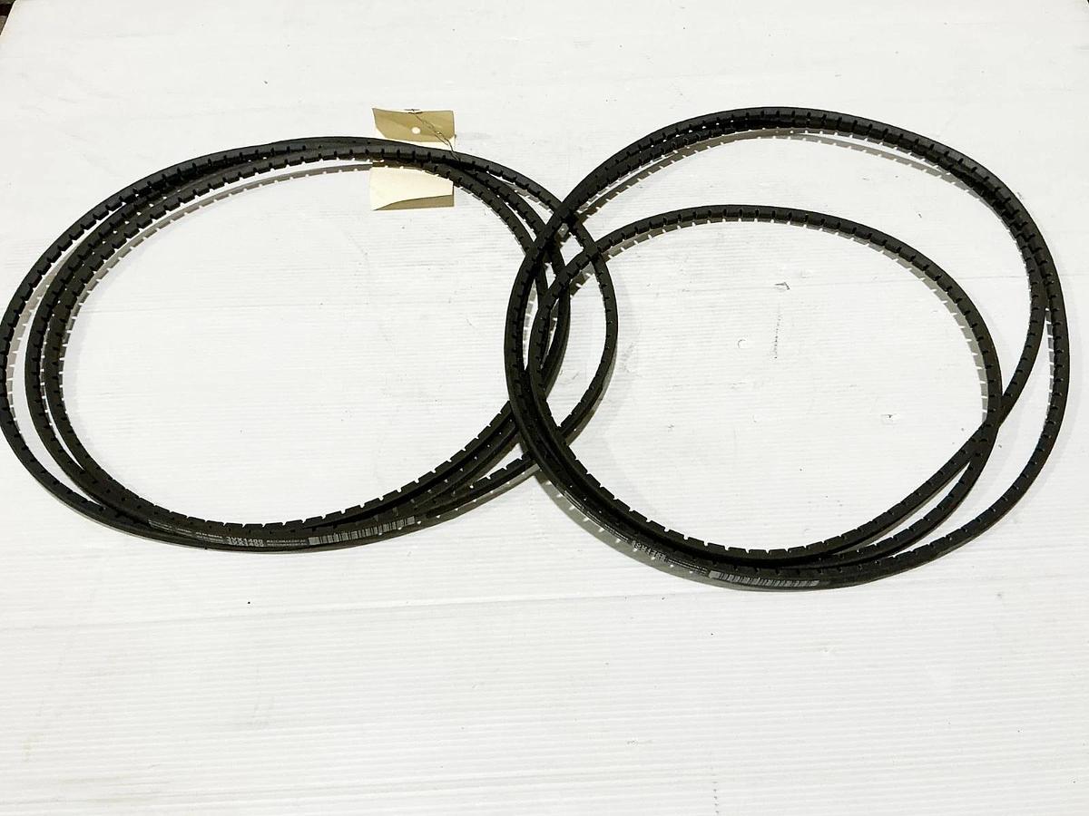 New lot of 2 Continental 3VX1400 HYT Cogged Belt 140" Length 3/8" Width - No Box