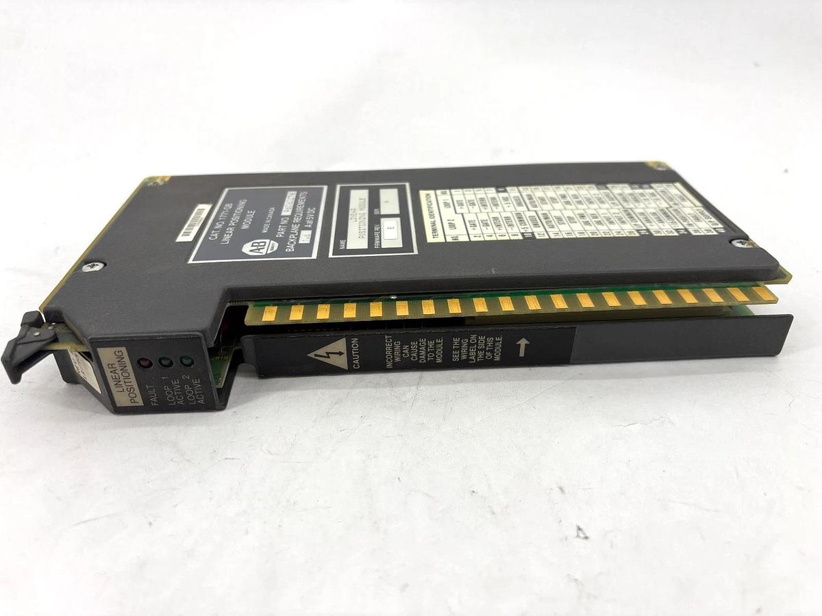 Used Allen-Bradley 1771-QB Ser. A Linear Positioning Module Firm. Rev. E