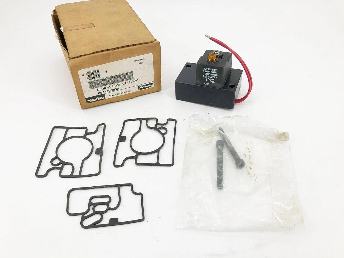 New Parker PS1499G53P Pilot Kit NLOR 45 120VAC K593-327