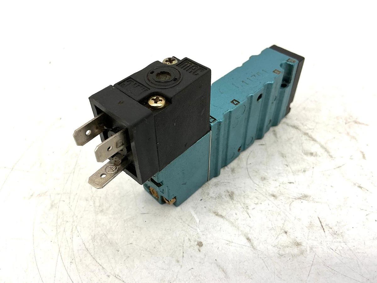 New MAC Valves 413A-00A-DM-DDAJ-1JM Solenoid Valve 5.4W 150PSI 24VDC - No Box