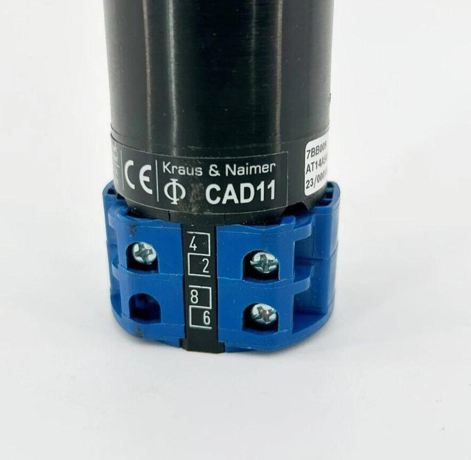New Kraus & Naimer CAD11 Selector Switch 0.13 AMP AC1, 0.06 AMP DC1
