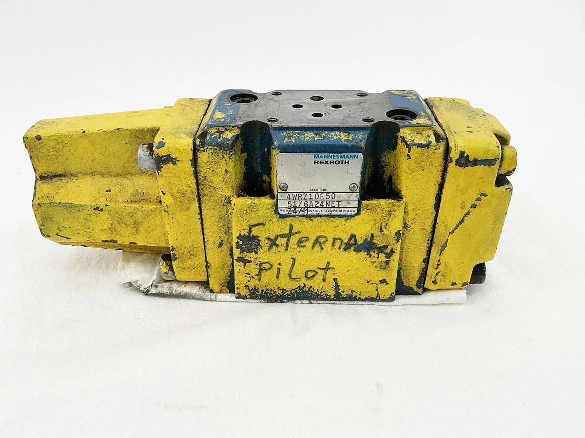 Used Rexroth RR00007102 Pilot Valve 4WRZ10E50-5176A24NET