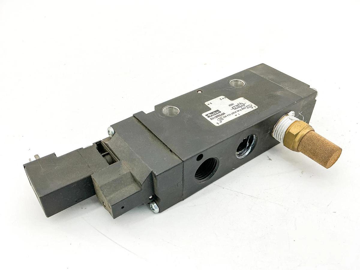Used Parker B612BB549A Solenoid Valve 150PSI 1034kPa