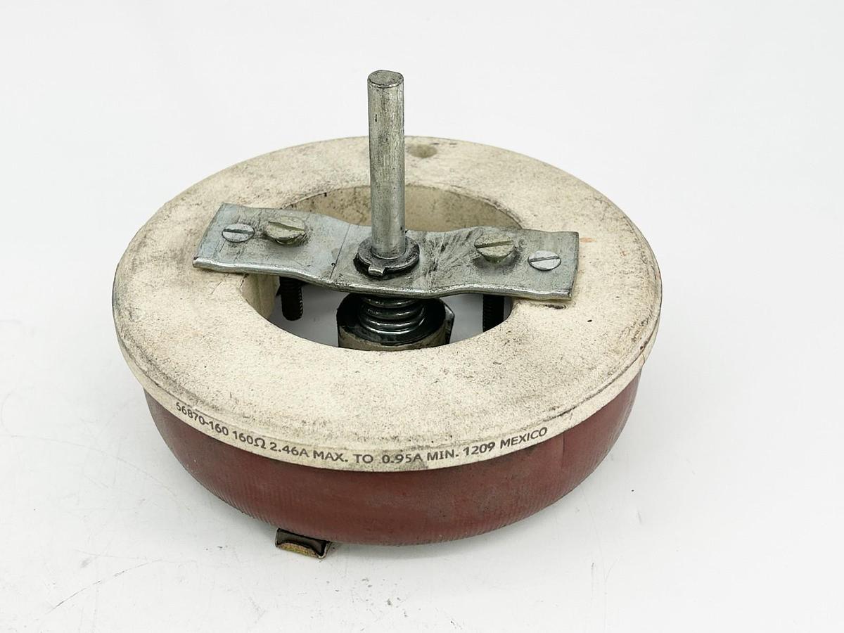 Used 66870-160 Rheostat Resistor 160OHMS 2.56A Max