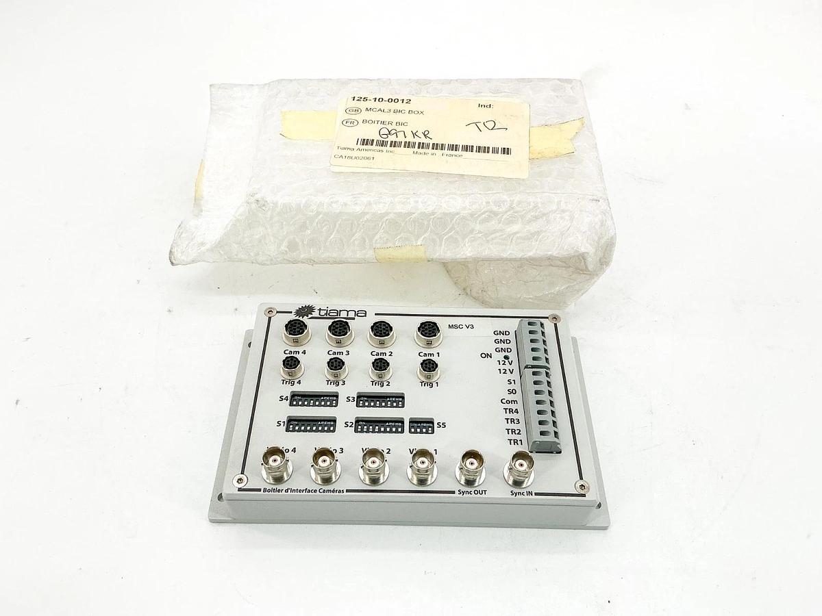 New Tiama 125-10-0012 Camera Interface Box MCAL3 BIC Box