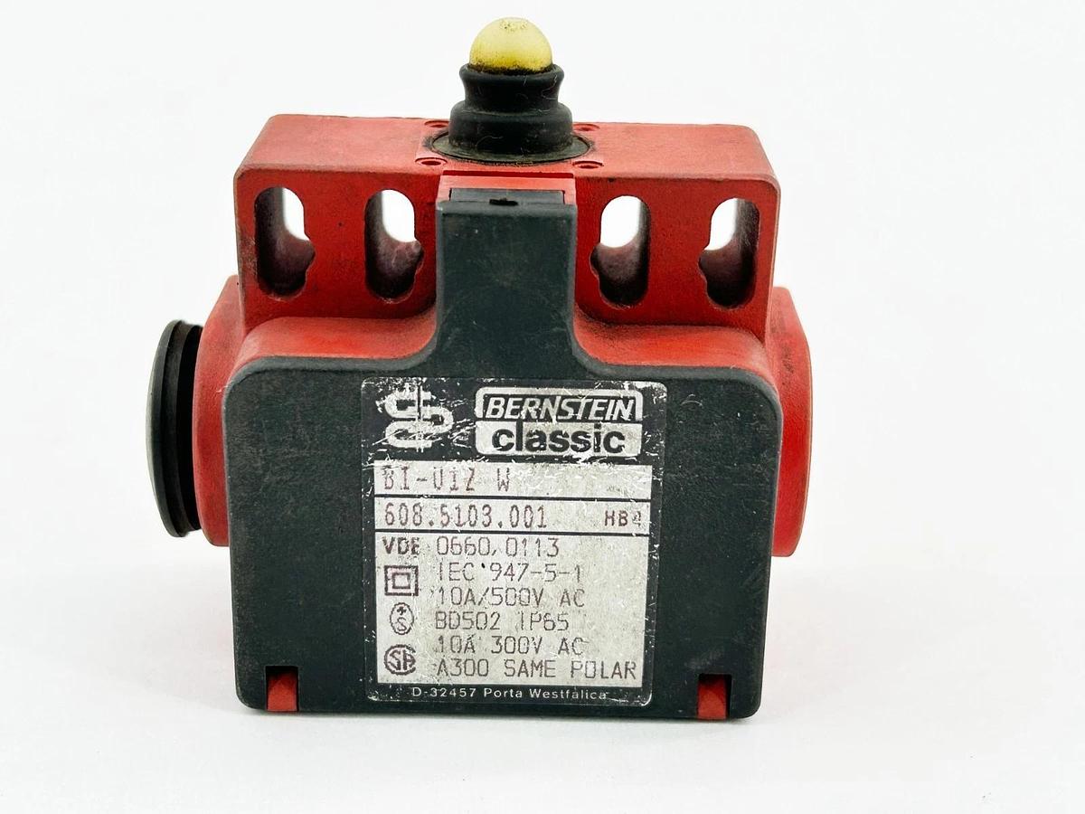Used Bernstein BI-U1Z-W Limit Switch 10A 500V IP65 608-5103-001