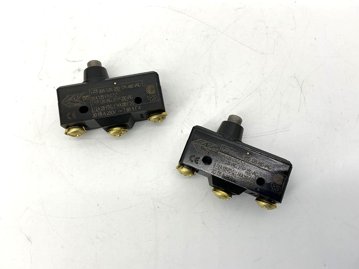 Lot of 2 New Micro Switch BA-2RB-A4 Limit Switch 20A 125VAC BA2RBA4