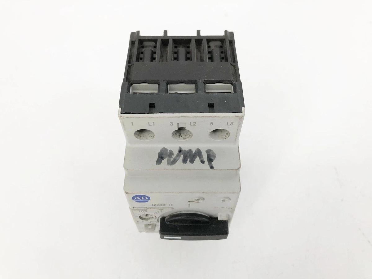 Used Allen Bradley 140M-C2E-C10 Ser. C Motor Protector Circuit Breaker 6.3-10A