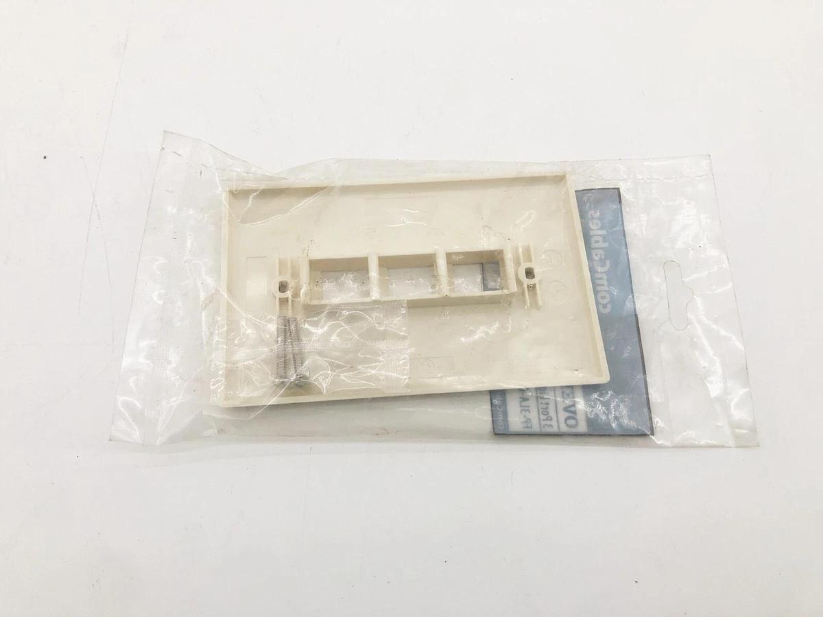 Lot of 35 New comCables FP-3LA-OS Oversized Faced Plates 3-Port Light Almond