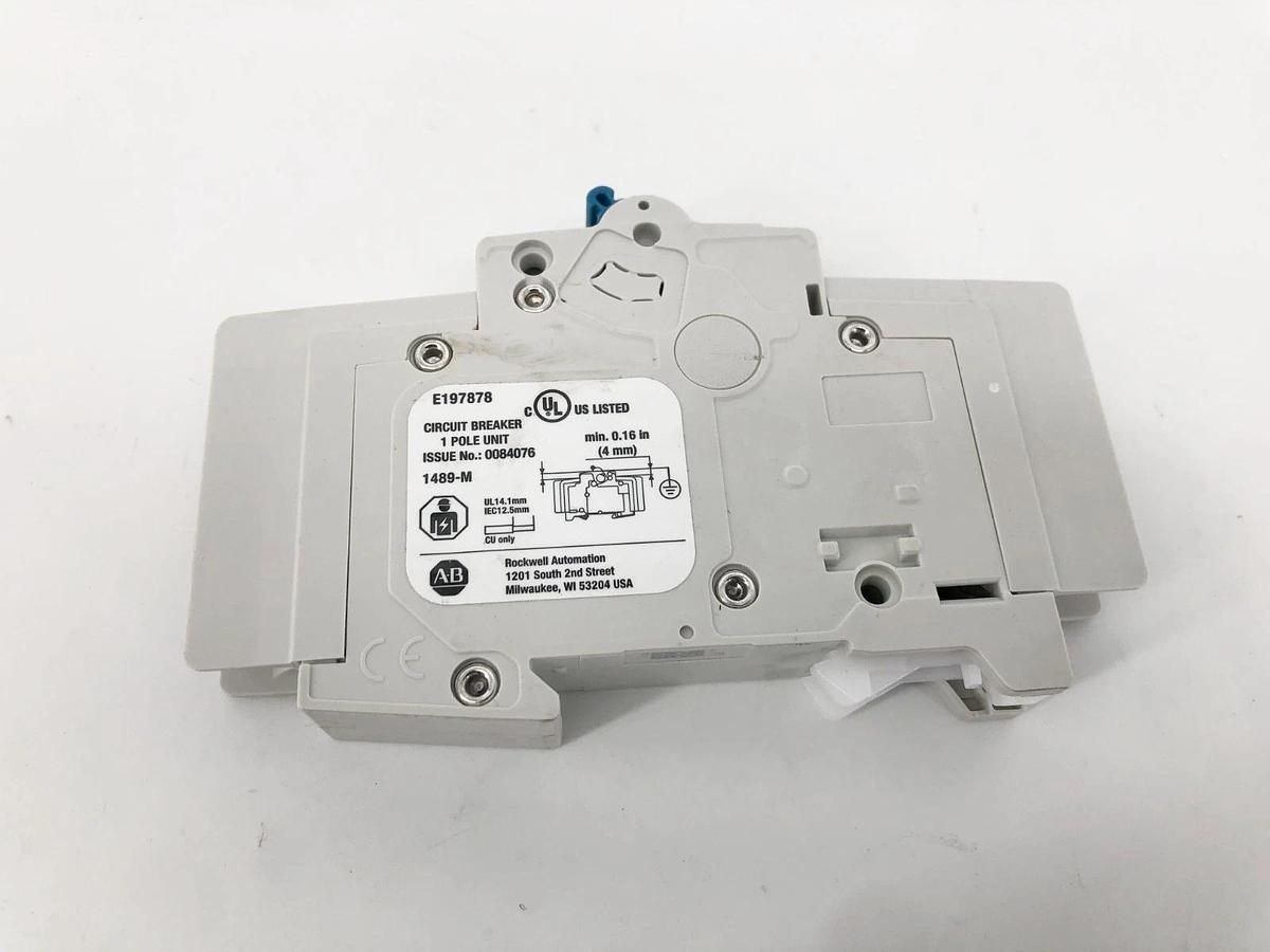 New Allen Bradley 1489-M1C030 Ser. D Circuit Breaker 3A 1 Pole 277vac - No Box