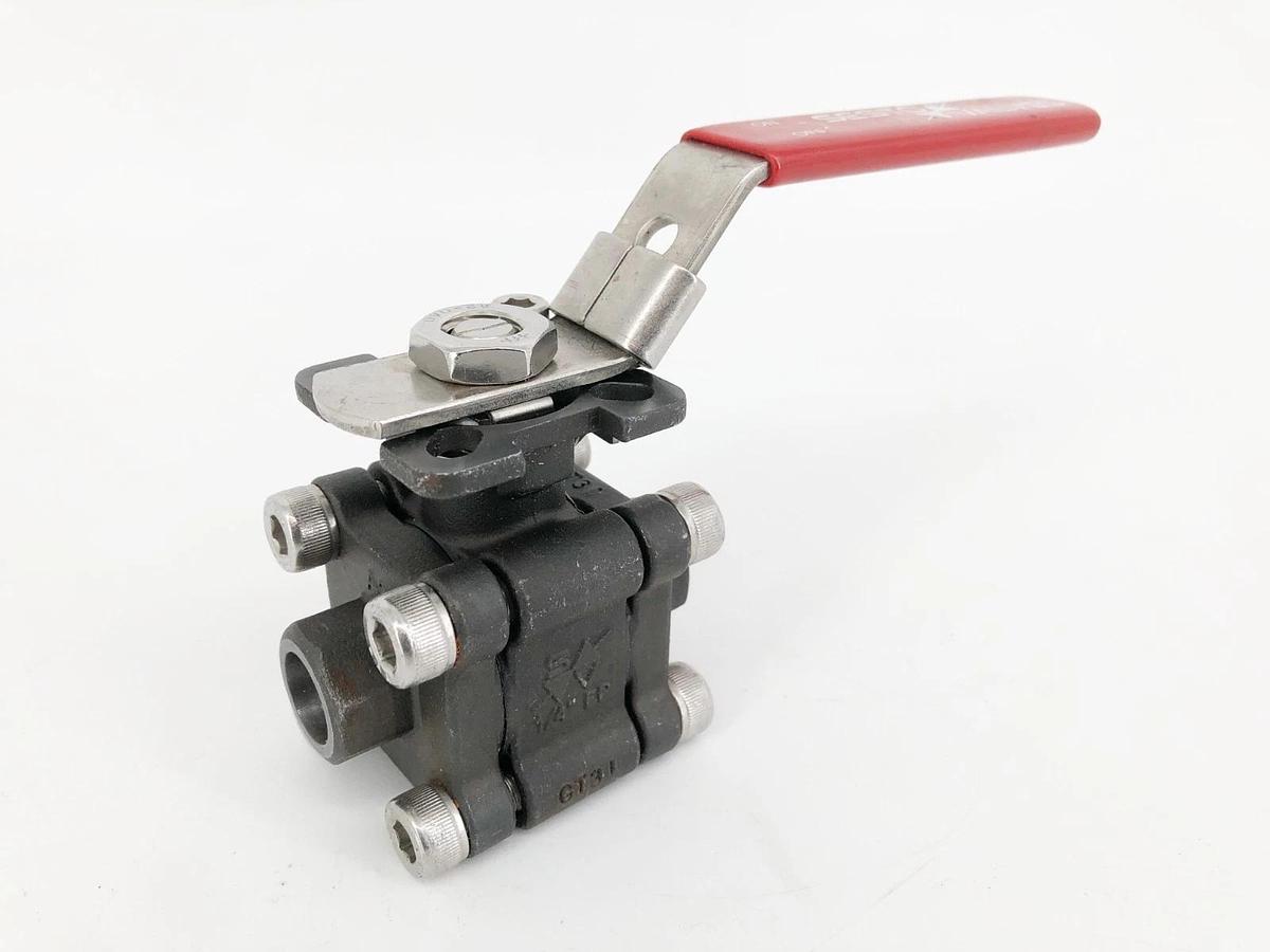 New Sesto Valves M32S-0T-C60F-L Ball Valve 1/4" 2000WOG B16.34 - No Box