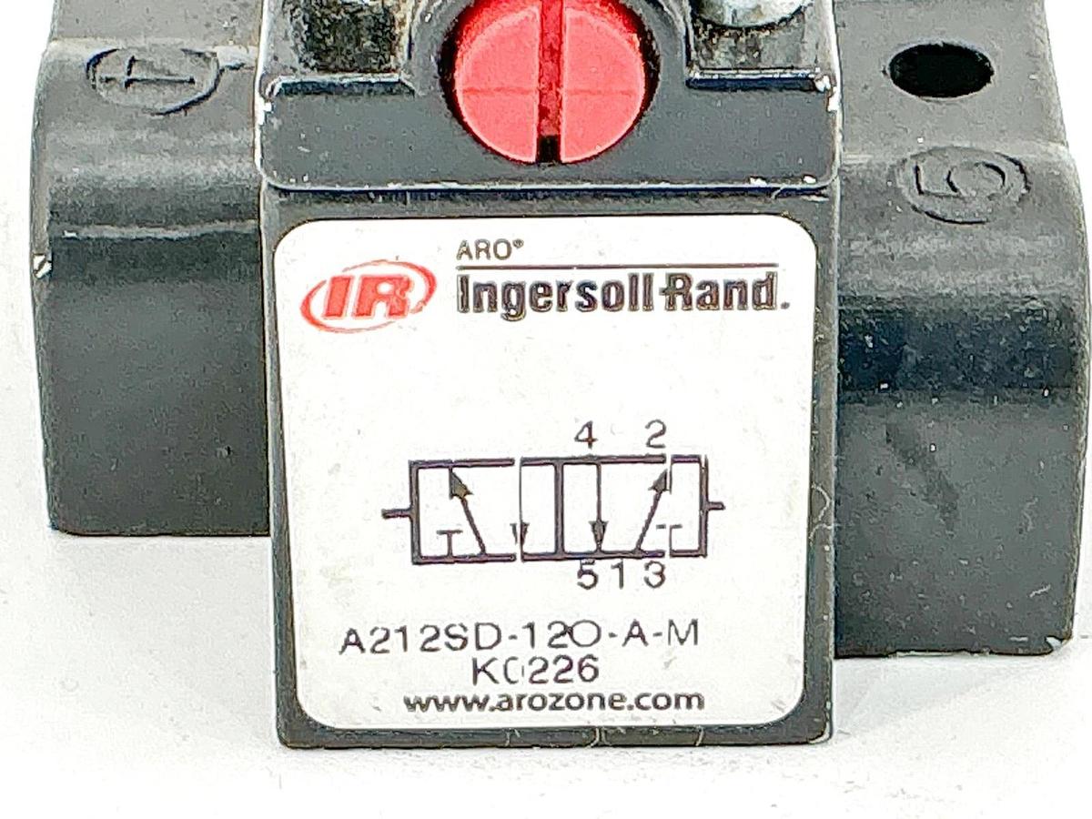 Used Ingersoll Rand A212SD-120-A-M Solenoid Valve 120V 6.9W K0226