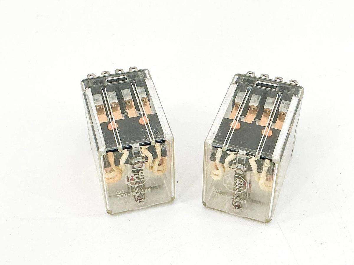 New Lot of 2 Allen Bradley 700-HC14A1 Relay 120V Ser.A - No Box