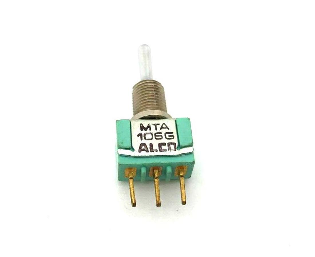 Lot of 2 Alco New MTA 106G Mini Toggle Switches 6A@125V 3A@250V