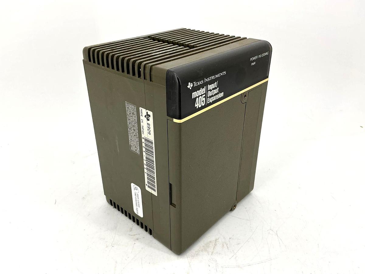 Used Texas Instruments 405-IOEX Input/Output Expansion Module 110/220VAC 405IOEX