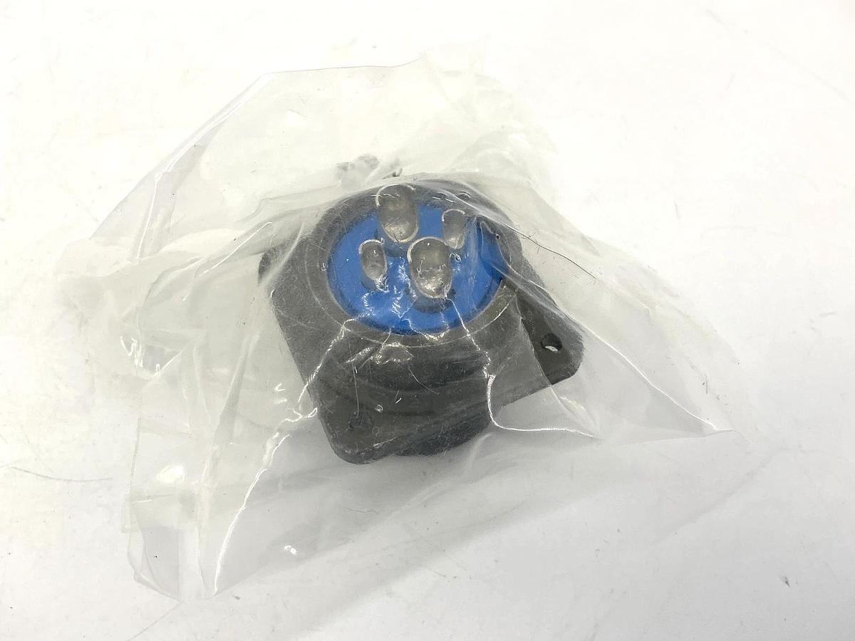 Lot of 2 New Amphenol 97-3102A-22 Connector Receptacle Male/Female 4-Pin