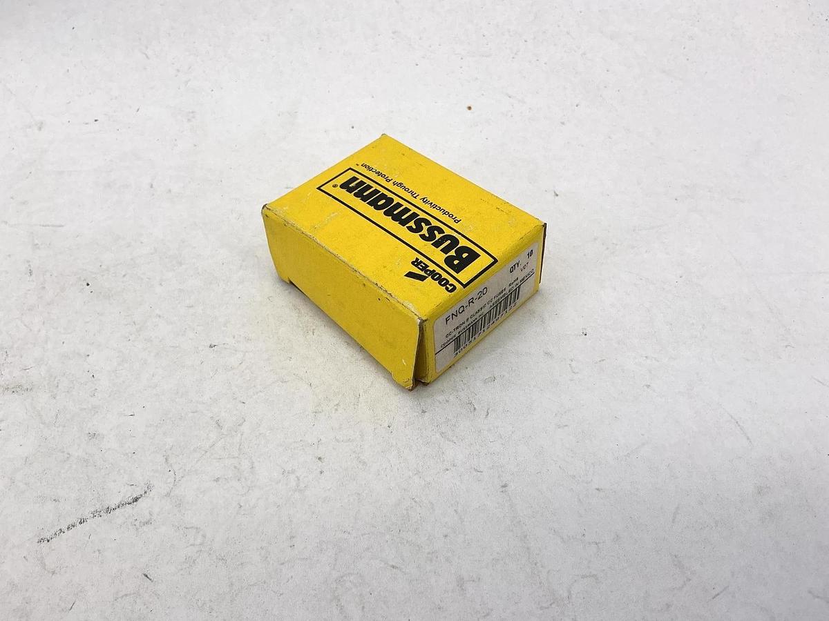 New Bussmann FNQ-R-20 Limitron CC-TRON Class CC Fuse 20A 600V Box of 10