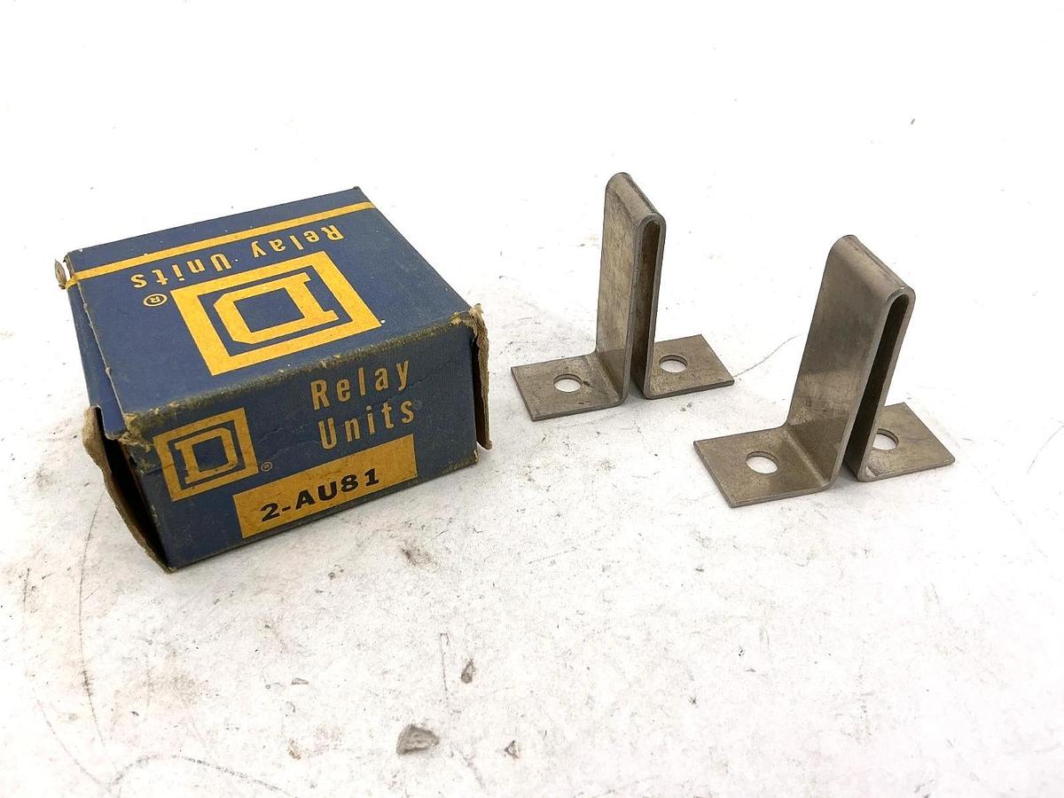 New Square D 2-AU81 Overload Relay Units AU-81 QTY 2 Per Box
