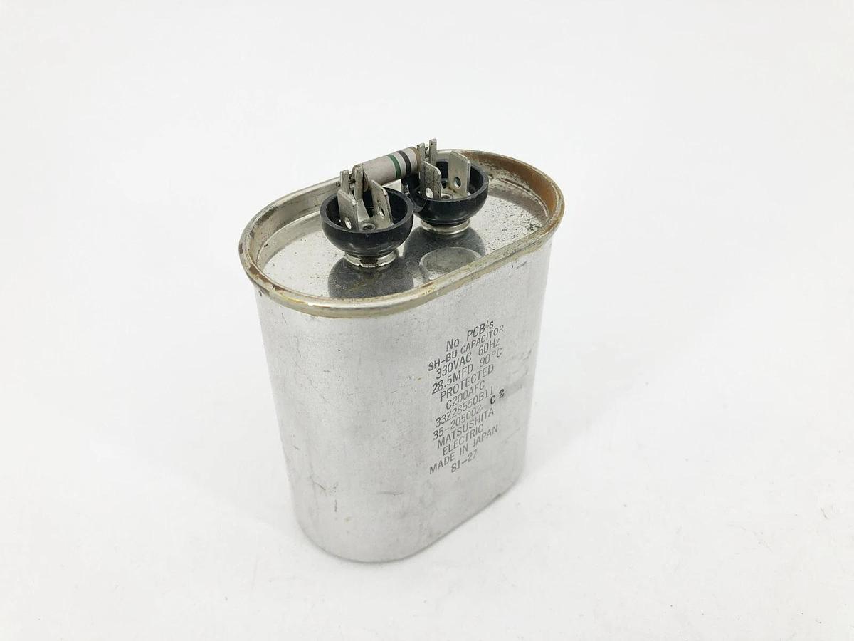 Used Matsushita SH-BU Capacitor 330VAC C200AFC 33Z28550B11 35-205002-C2