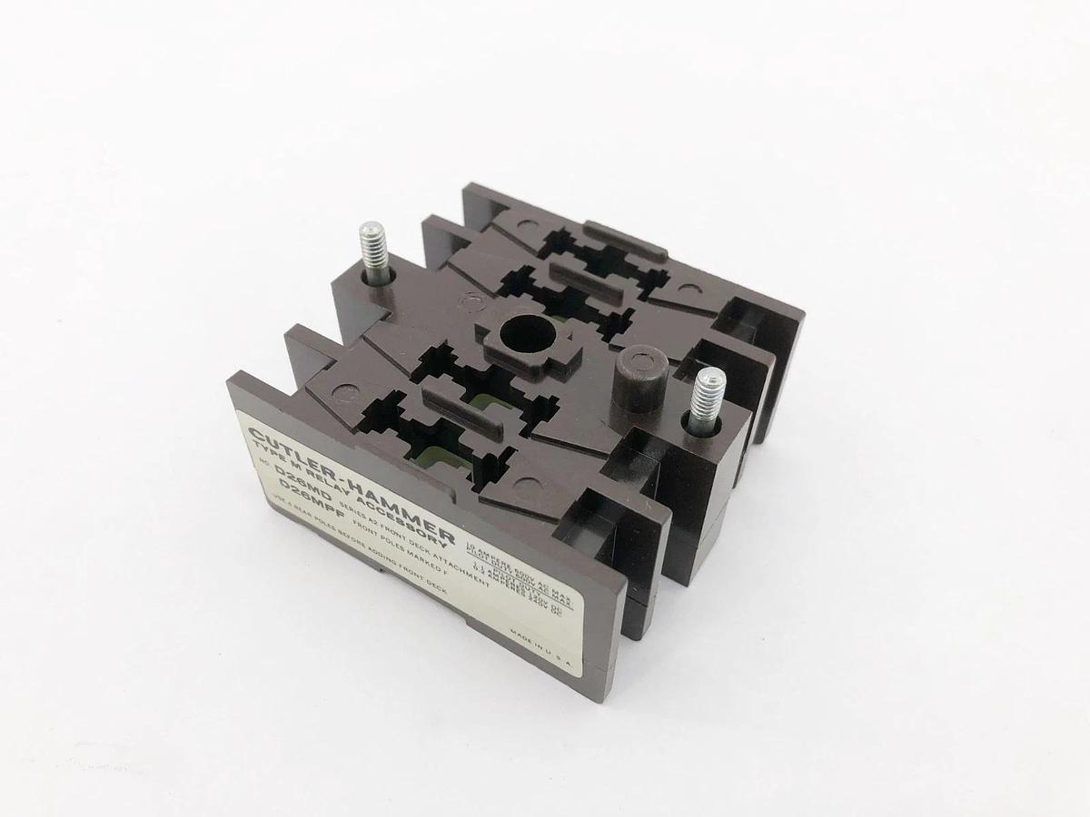 New Cutler Hammer D26MD10 Type M Front Deck For Relay 10A 600V