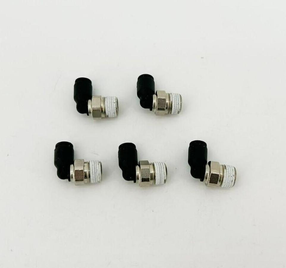 Lot of 5 New Lawson 86758 Male Elbows, 90 Deg. 5/32" x 1/8", 290PSI