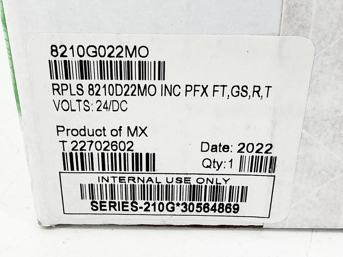 Used New Asco 8210G022MO 24VDC Solenoid Valve - Sealed Box