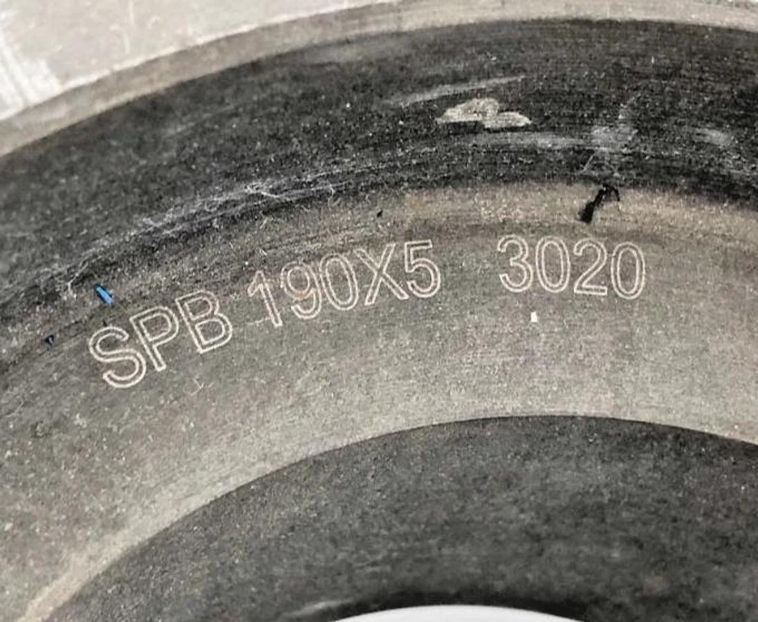 New SPB190 X 5-3020 V-Belt Pulley 5-Groove 7.756" OD 18-0196 - No Box