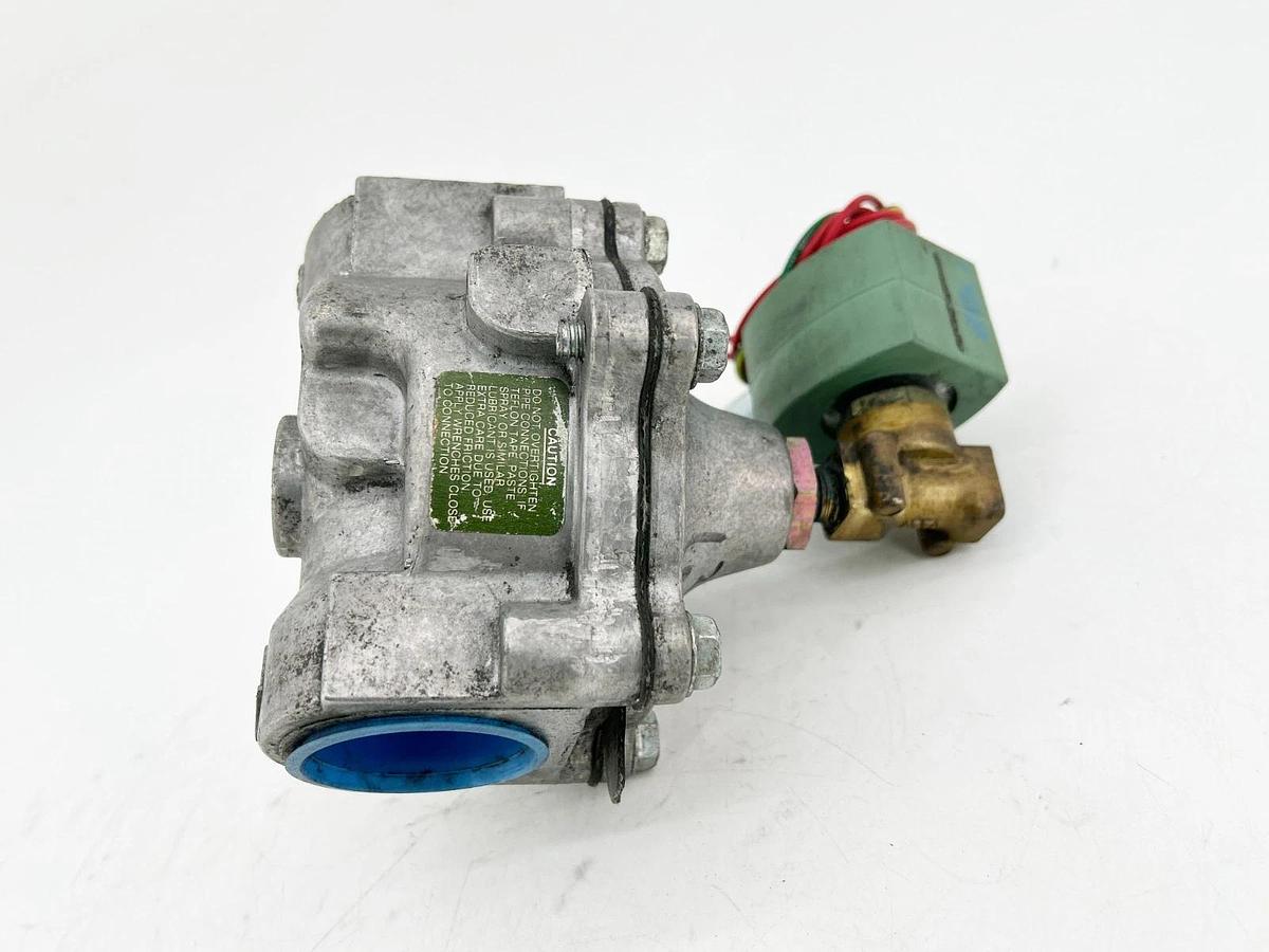 New Asco 8353G1 120V Solenoid Valve 1-1/2" Pipe Size 15-125PSI - No Box