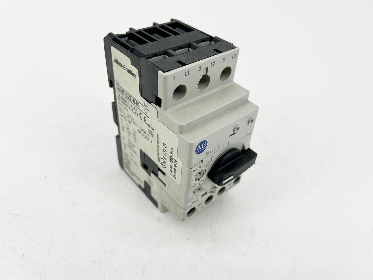 Used Allen Bradley 140M-C2E-B40 Motor Circuit 140M 3 Pole 32Amp 4A C Frame 50/60Hz Di