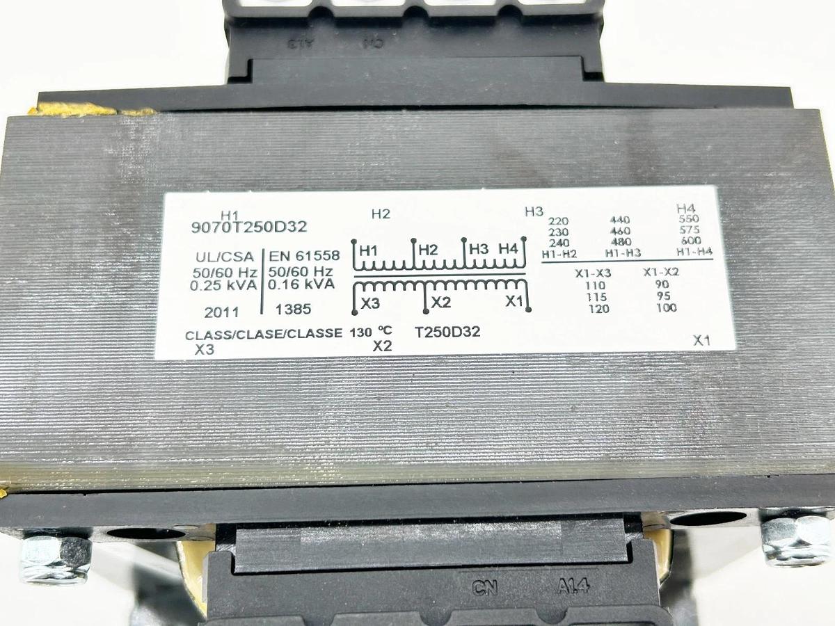 New Square D 9070T250D32 Transformer 250VA 110/120V 50/60Hz